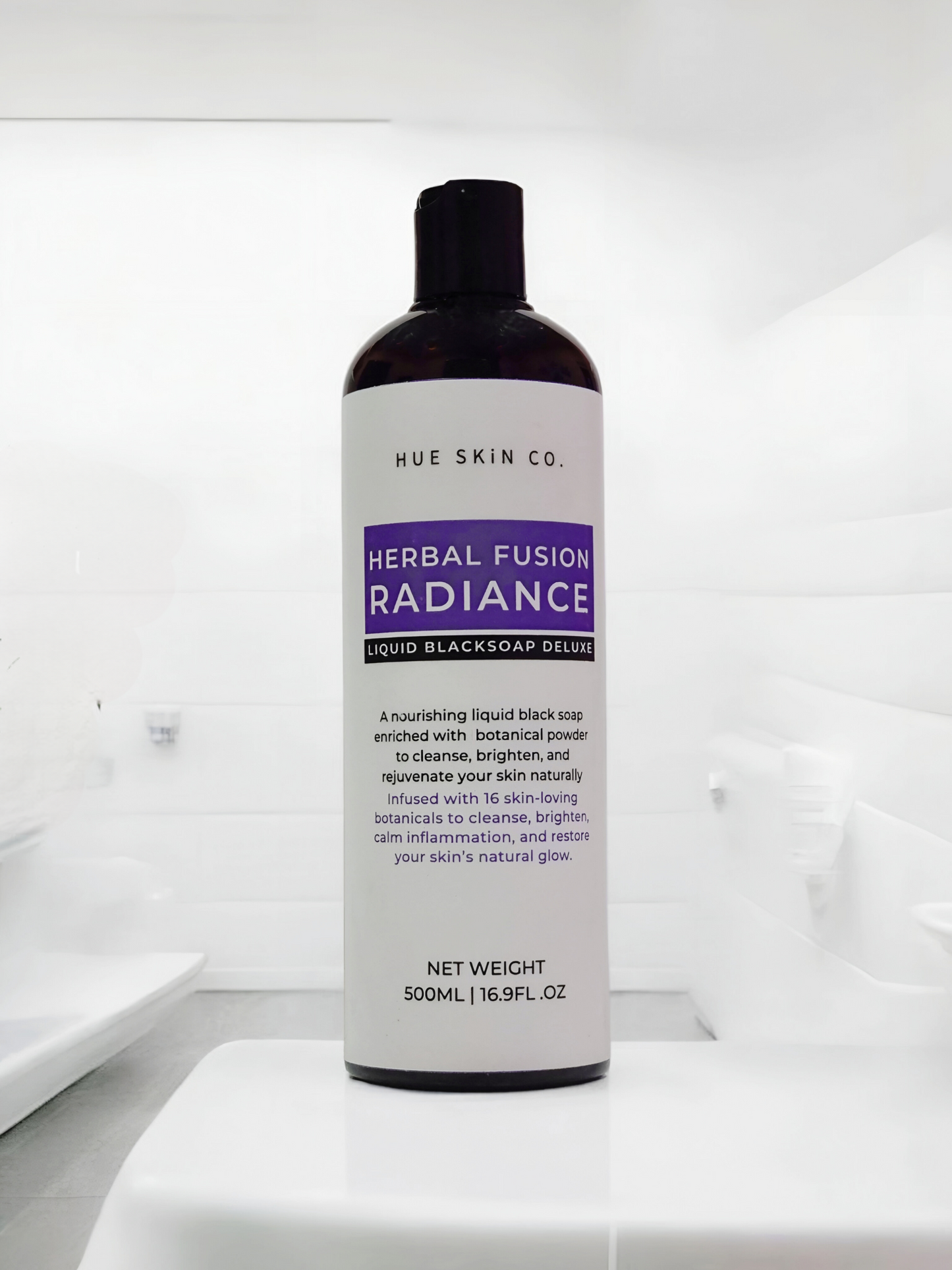 Herbal Fusion Radiance Liquid Black Soap