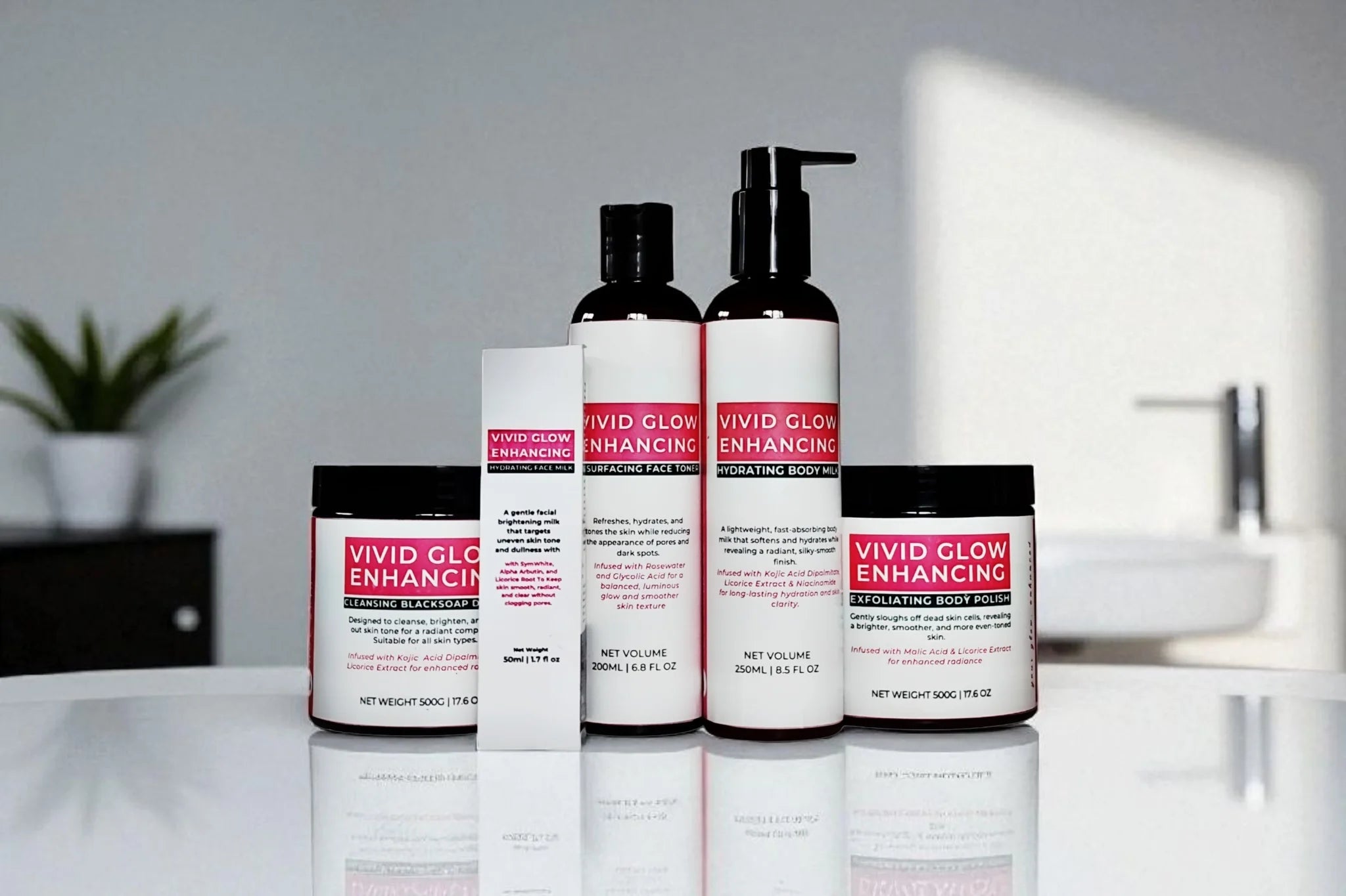 VIVID GLOW ROUTINE FOR EVEN TONED SKIN