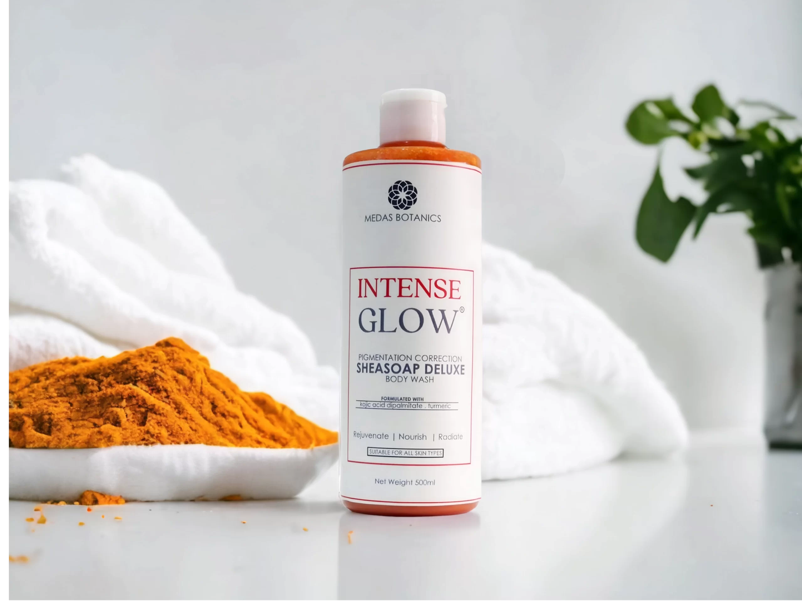 Turmeric and kojic acid body wash: A natural way to glow