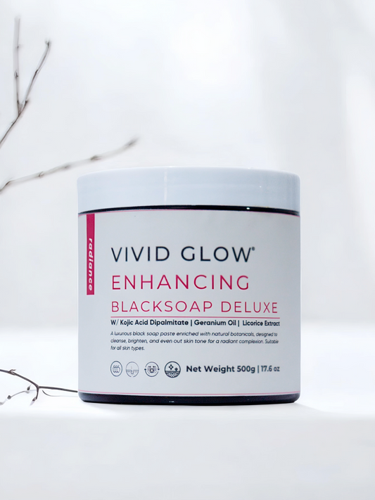 Vivid Glow Complexion Enhancing Black Soap Deluxe