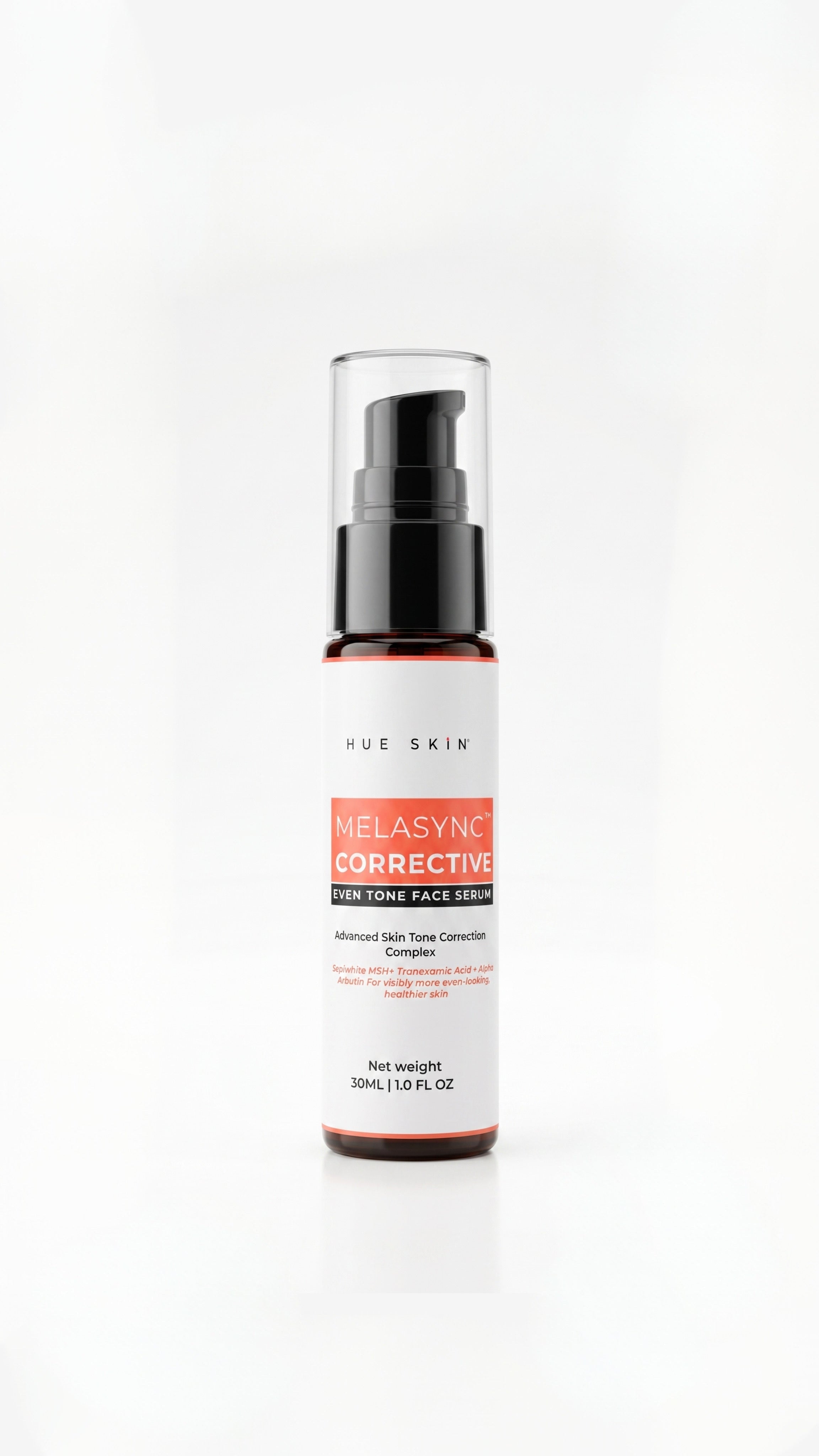 Hyperpigmentation Face Serum MELASYNC Corrective Even Tone Face Serum bottle