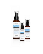 Beginner Acne Routine products by Hue Skin, featuring FaceClear Clarifying cleanser and treatment sprays.