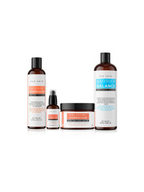 Hydrating Skincare Routine featuring Melasync Resurfacing, Corrective, and Barrier Balance products for moisture and skin support.