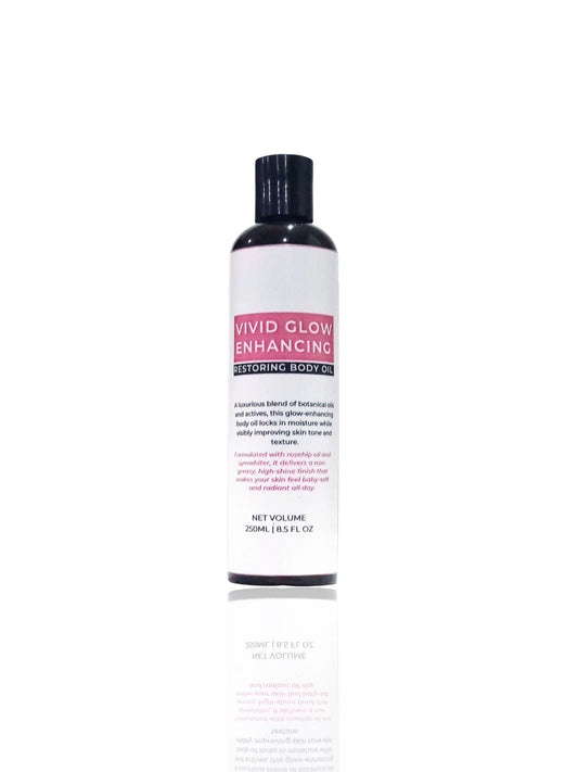 Vivid glow restoring body oil