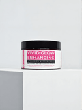 Vivid Glow Ultra-Rich Buttercreme product jar on a white pedestal, showcasing deep nourishment and vibrancy.